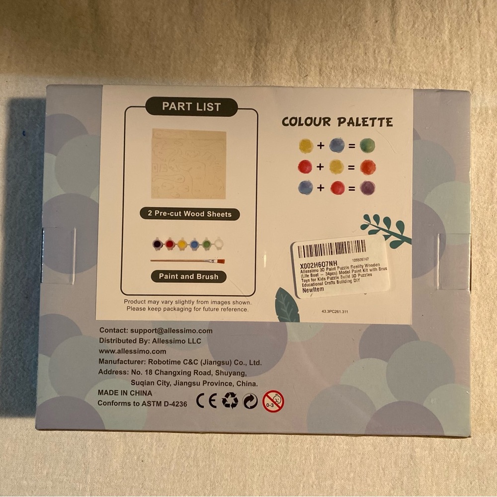 Allessimo Create + Paint Kit Lifeboat - Picture 2 of 2